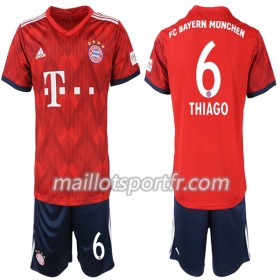 Maillot de Foot Bayern Munich Thiago 6 Enfant Domicile 2018/19